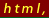  html code