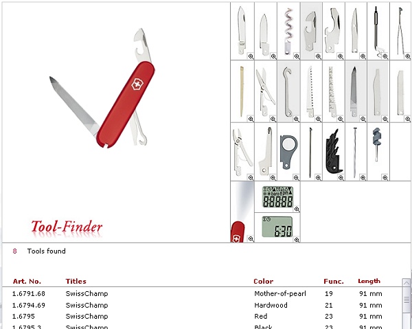 Tool Finder Victorinox